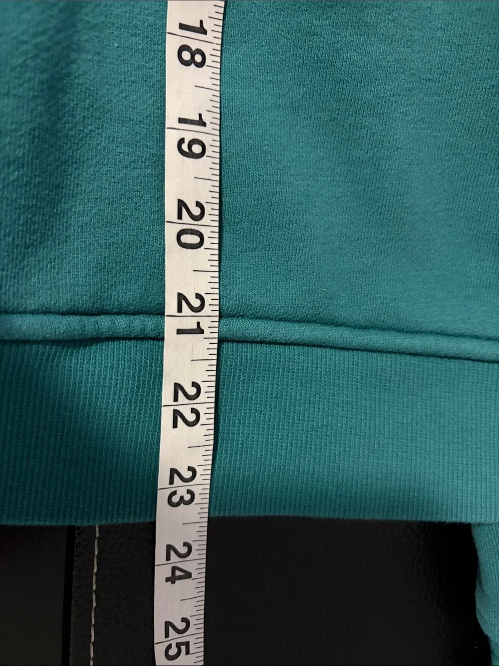Lululemon Scuba Oversized Side Slit Hoodie Teal Lagoon cotton fleece Sz M/L